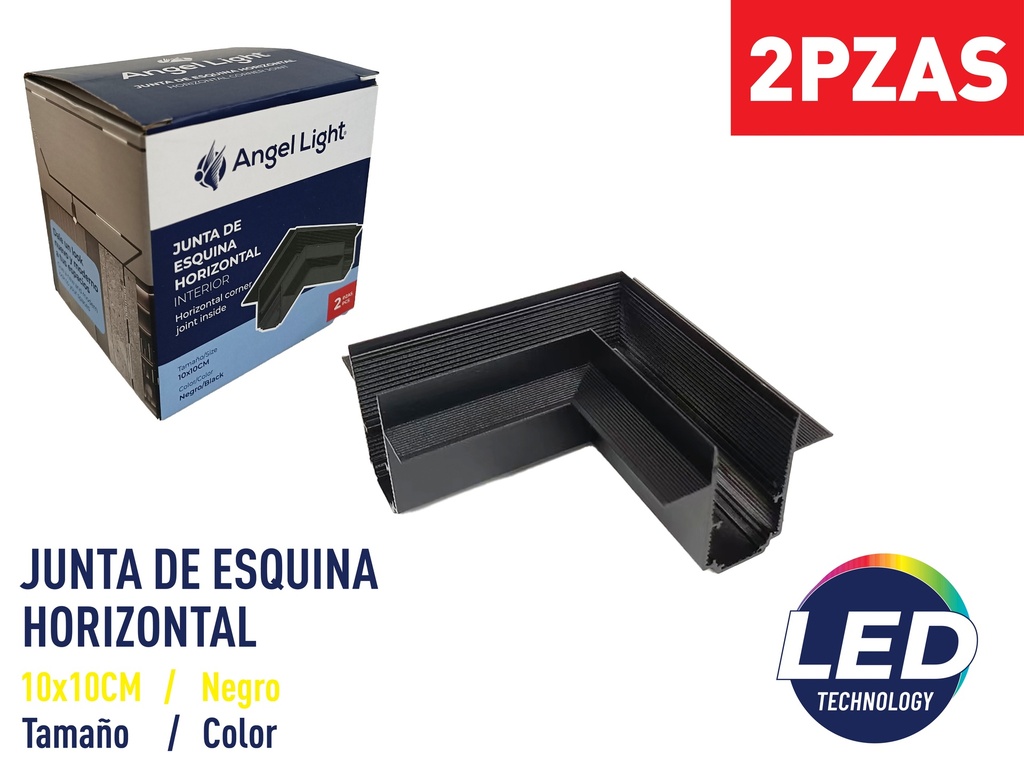 ESQUINERO HORIZONTAL EMPOTRAR x 2 UNID ANGEL L 8-405