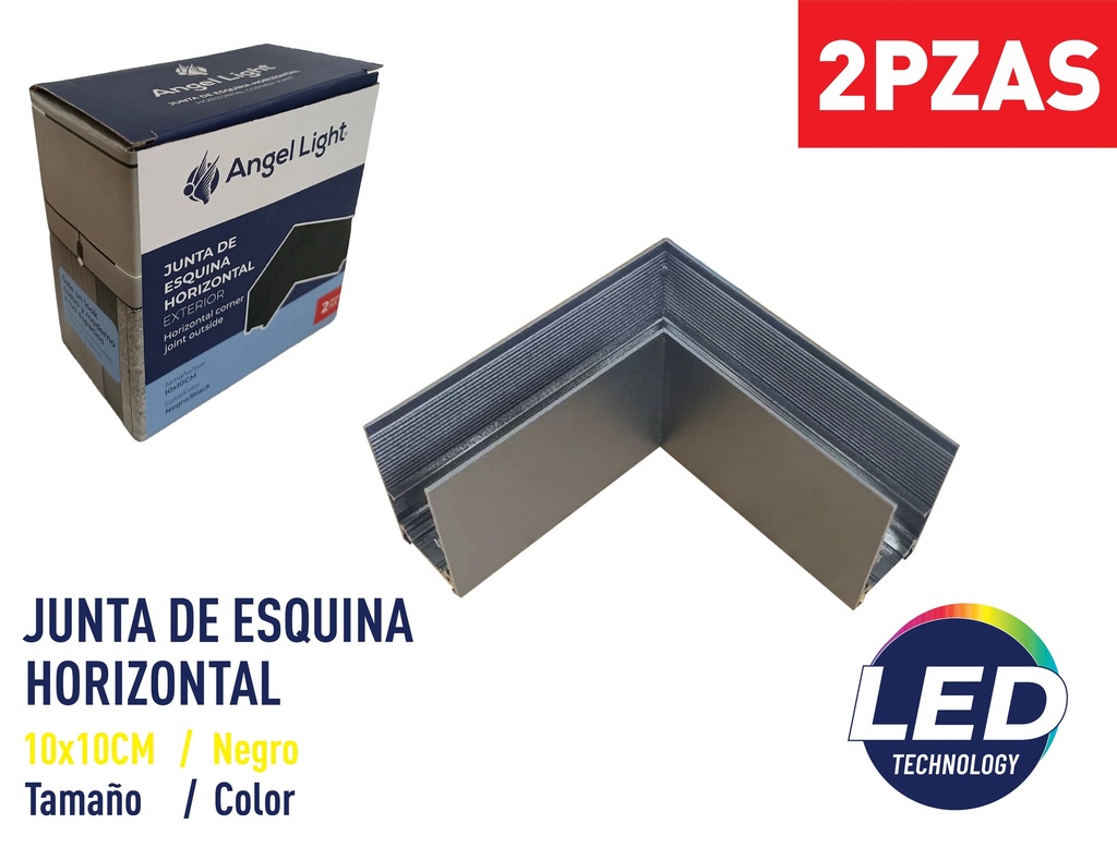 ESQUINERO HORIZONTAL EXTERIOR x 2 UNID ANGEL LIGHT 8-406