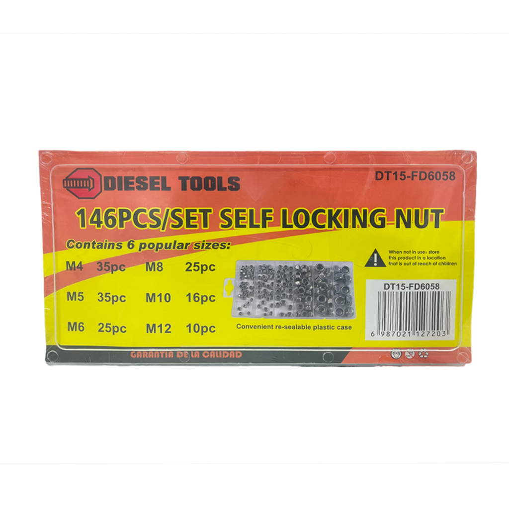 SET DE TUERCAS 146 PCS DIESEL TOOLS 8-430