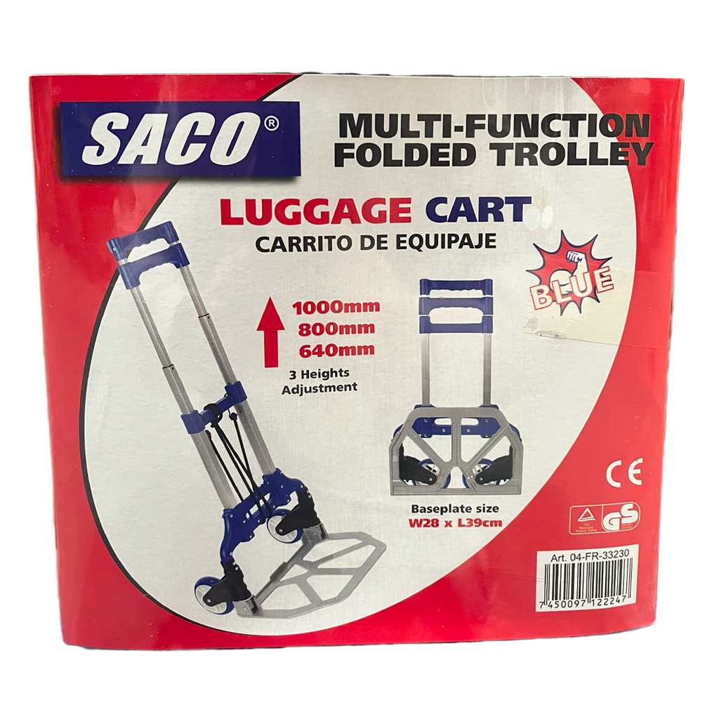 CARRUCHA PORTATIL PLEGABLE AZUL SACO 8-532