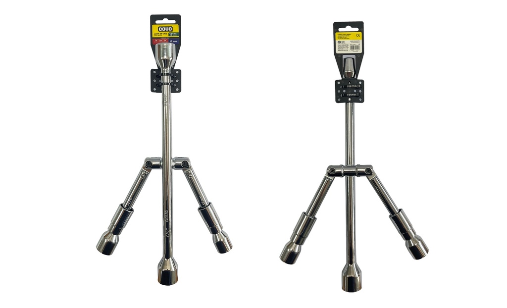 LLAVE CRUZ 14" (7/8, 13/16, 3/4, 17mm) COVO 8-596