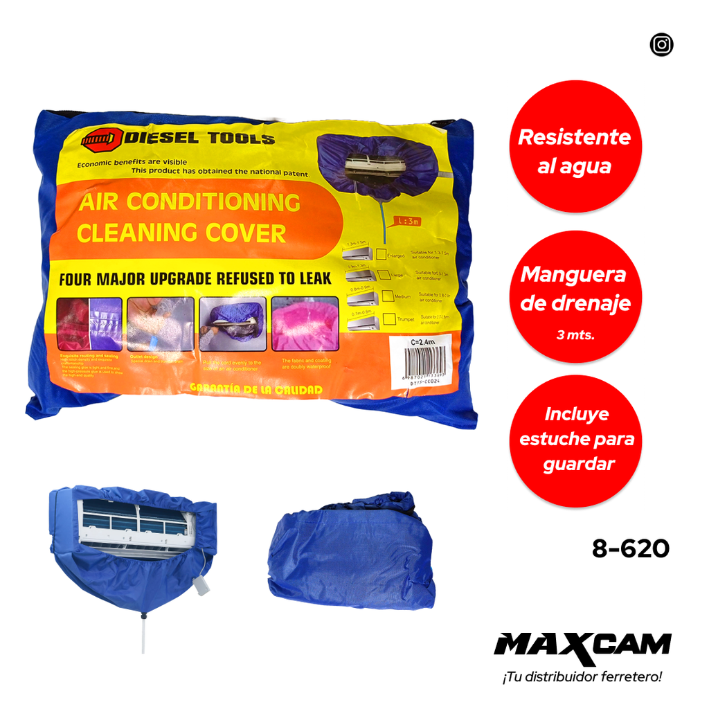 COBERTOR P/AIRE ACOND 2.4 MTS DIESEL T 8-620