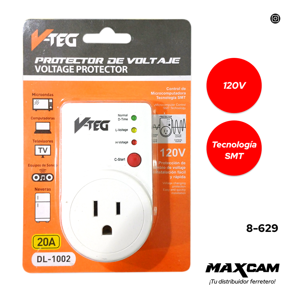 PROTECTOR MULTIPROPOSITO 110V V-TEG 8-629
