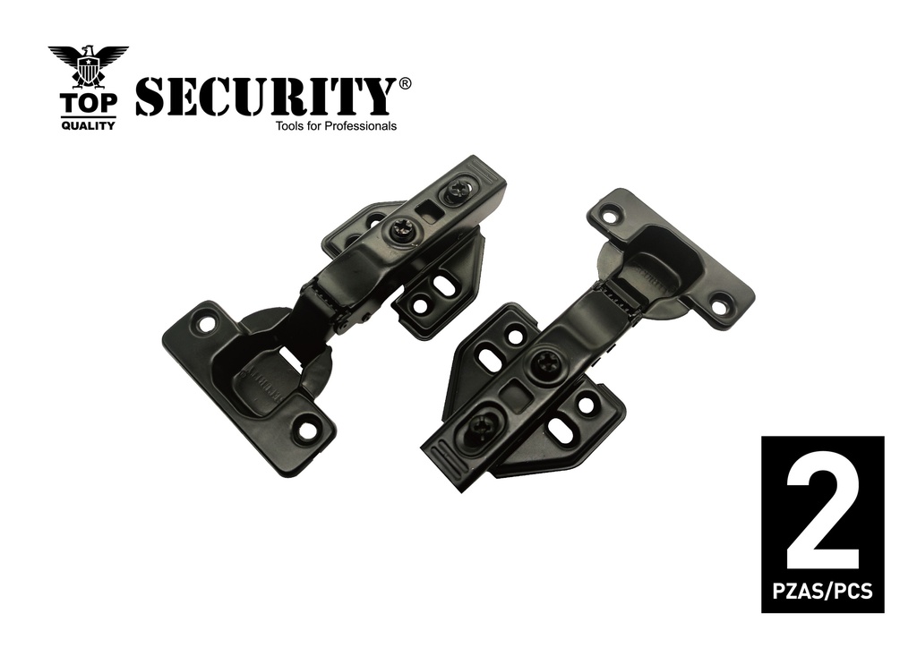 BISAGRA RECTA NEGRA PAR SECURITY 8-722