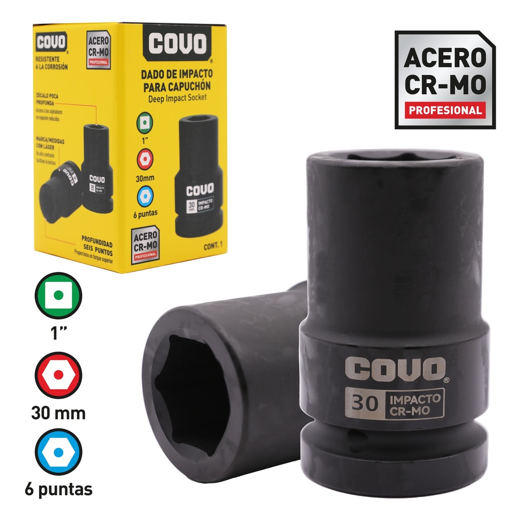 DADOS DE IMPACTO x 30MM COVO 8-785