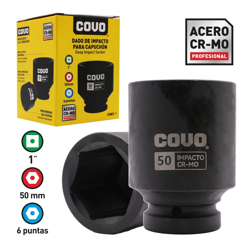 DADOS DE IMPACTO x 50MM COVO 8-807