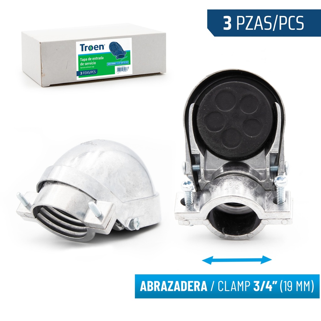 CABEZOTE GALV x 3/4" TROEN 8-906