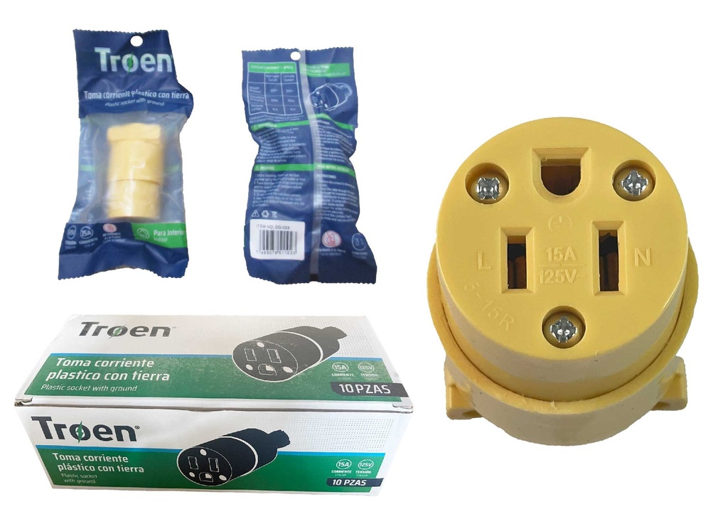 TOMA VINIL 2P+T TROEN 8-989