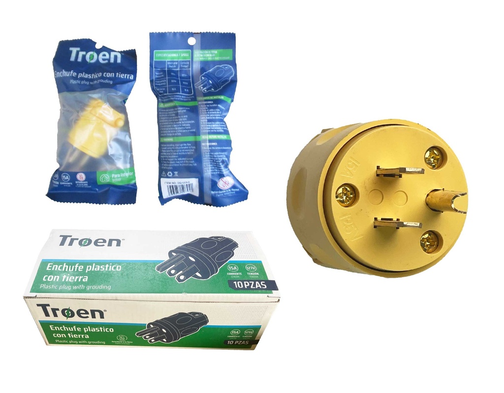 ENCHUFE VINIL 2P+ T TROEN 8-991