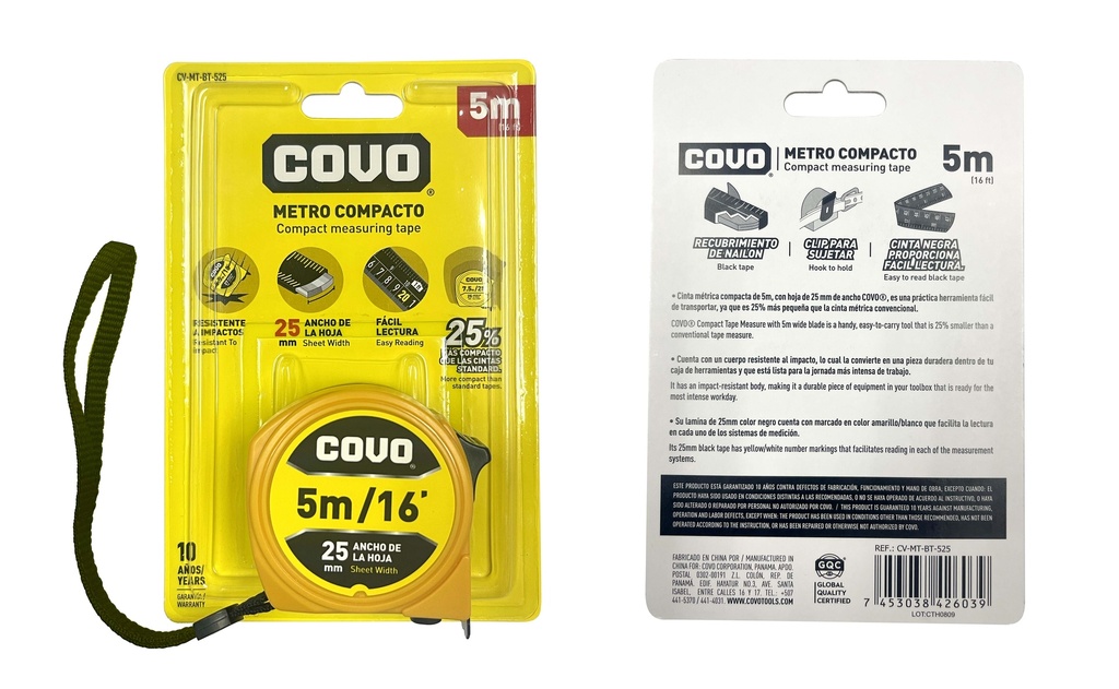 METRO x 5 MTS COVO 9-106