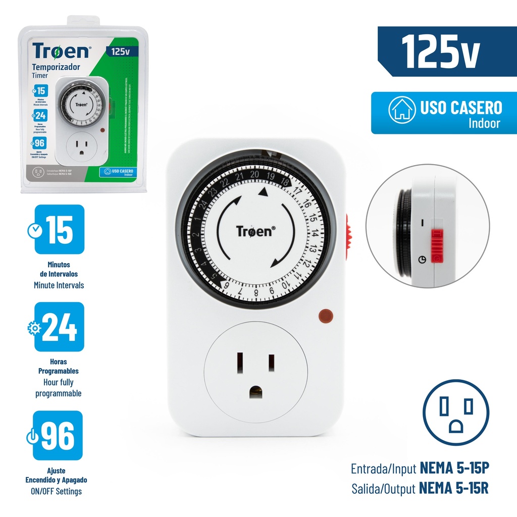 TEMPORIZADOR 110V TROEN 9-113