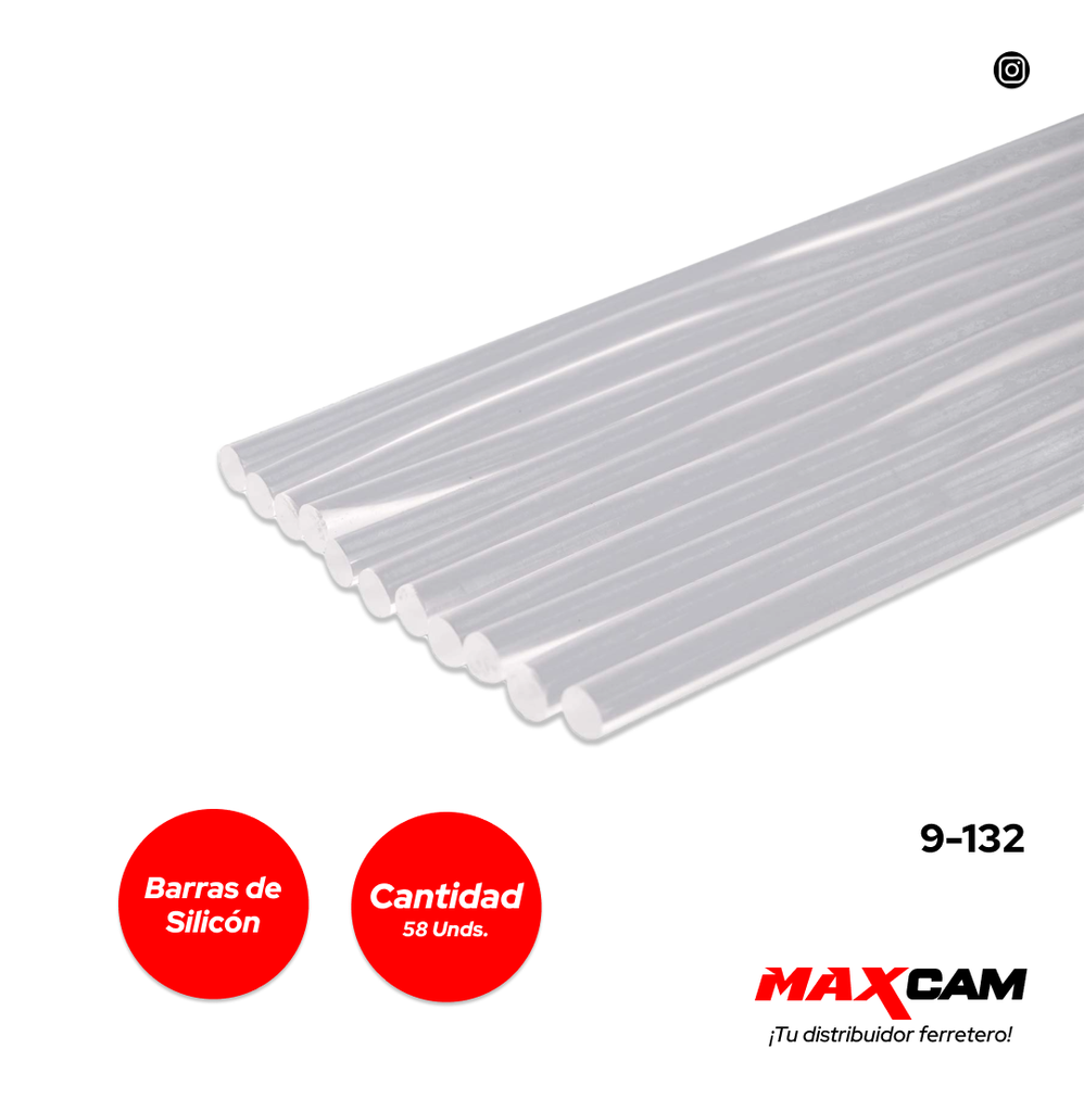 BARRA DE SILICON DELGADA x 58 UND 9-132