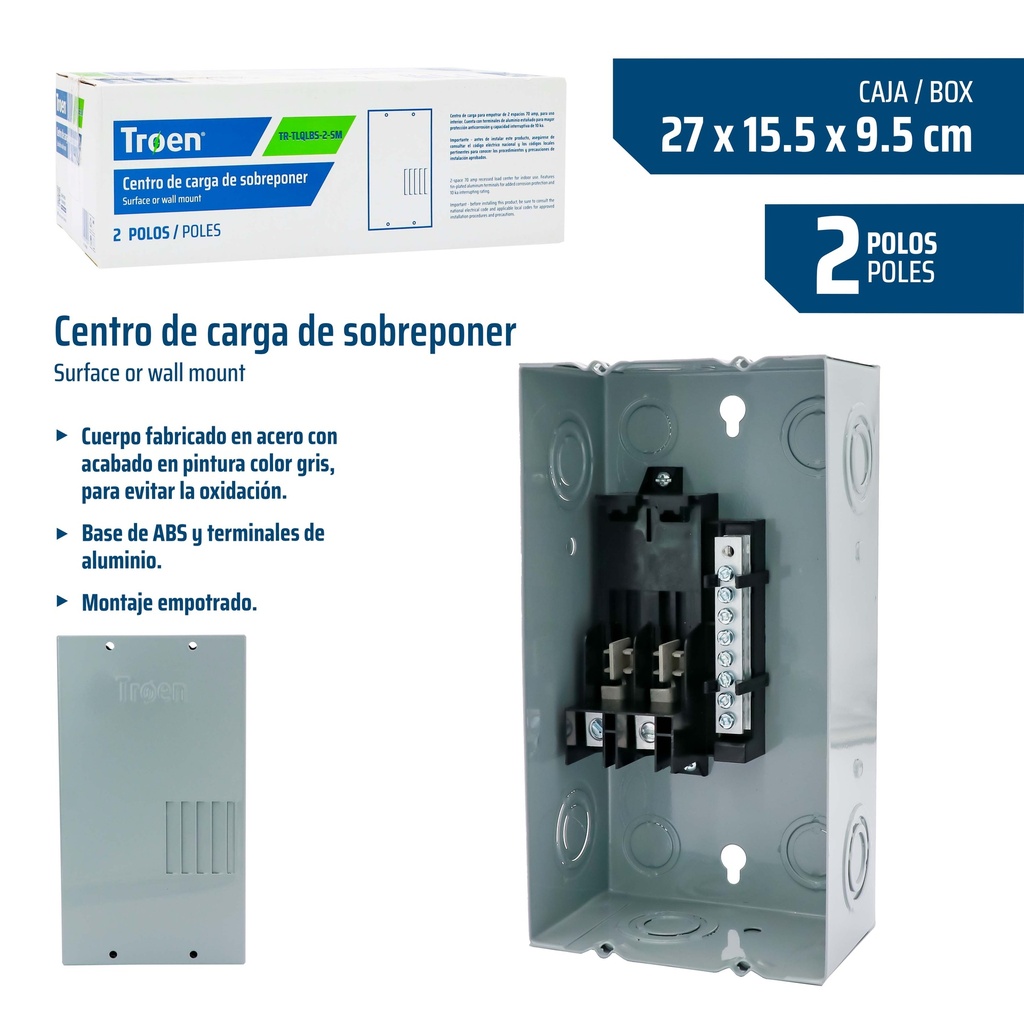 CAJA BREAKER SUPERF 2 CIRCUITO TROEN 9-153