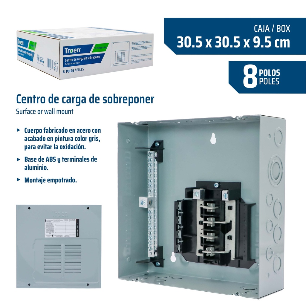 CAJA BREAKER SUPERF 8 CIRCUITO TROEN 9-156