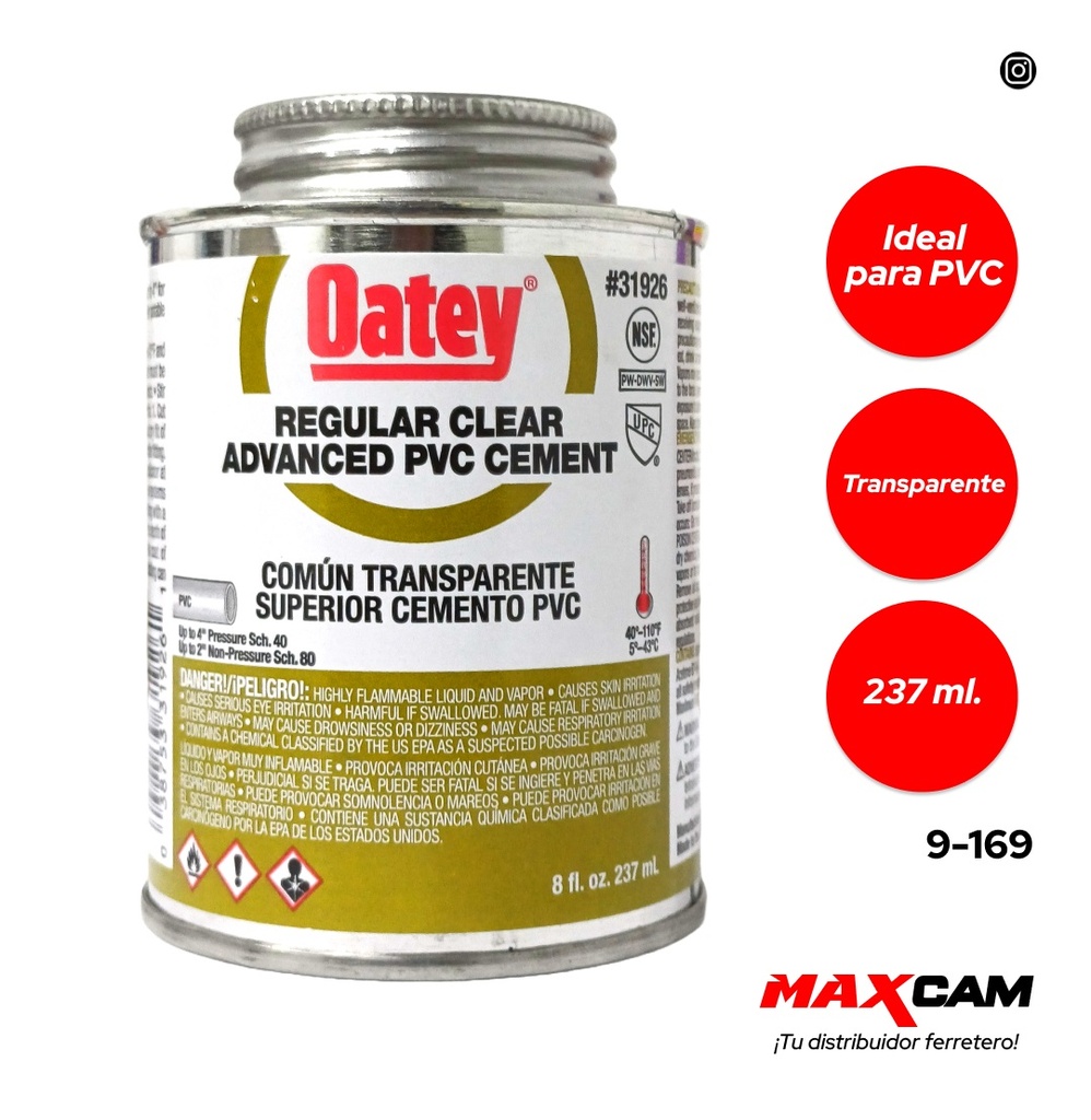 PEGA SOLDAR A F 1/16 OATEY 237ml 9-169