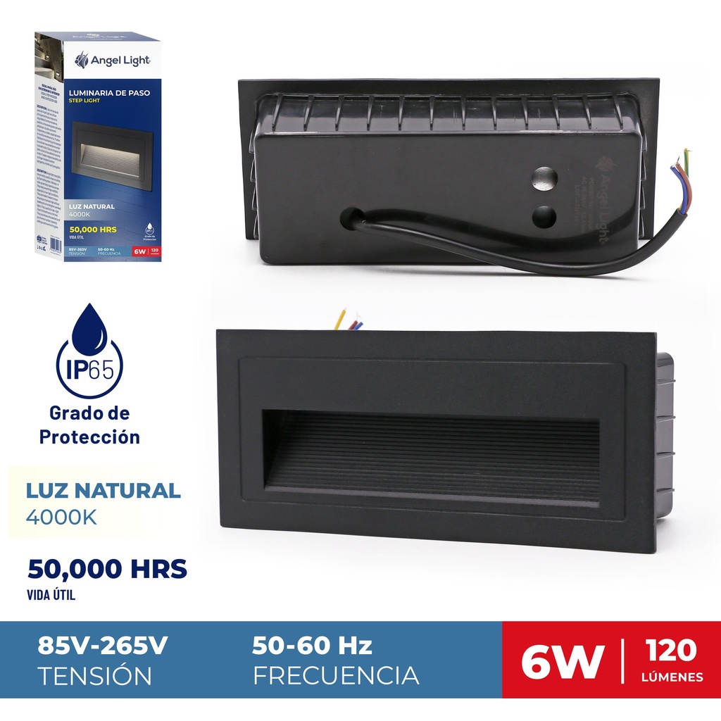 LAMPARA P/EMPOTRAR 6W ANGEL L 9-221