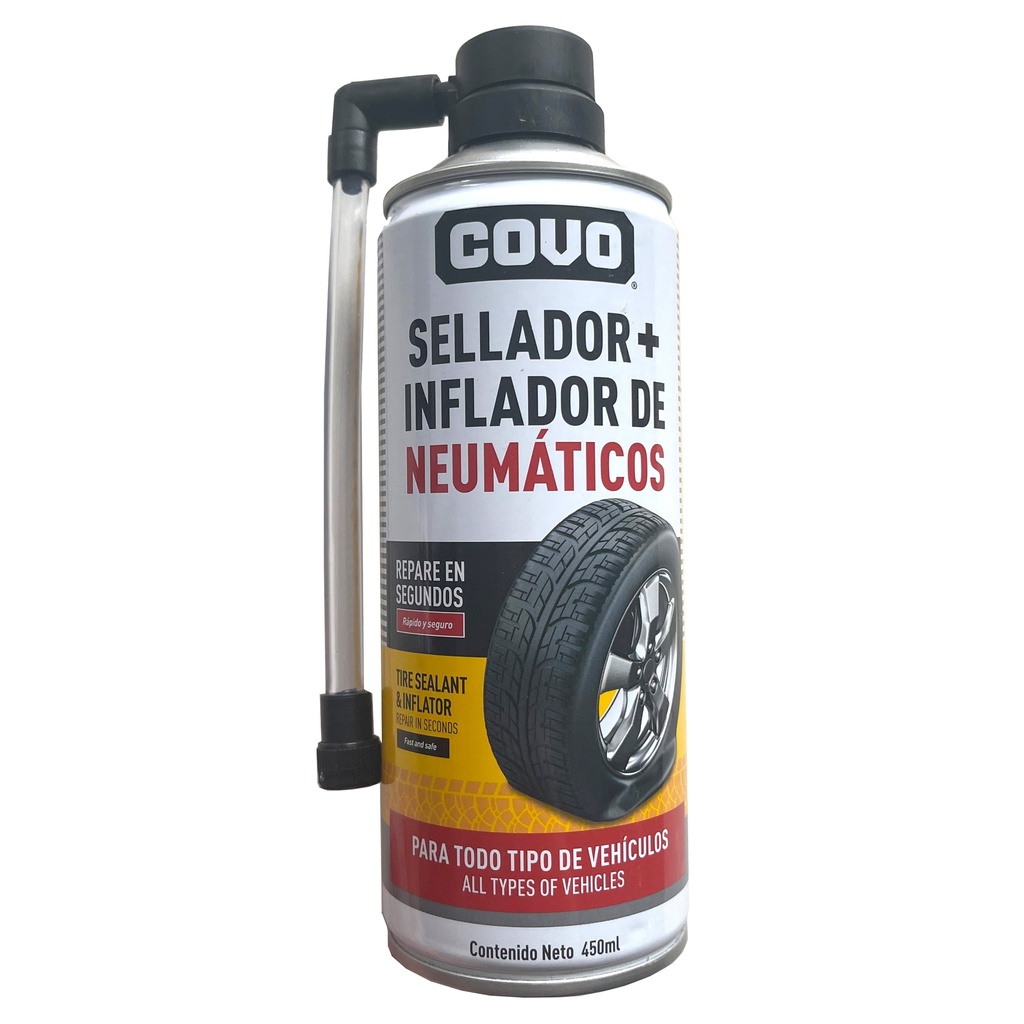 SELLADOR + INFLADOR DE CAUCHOS x 450ML COVO 7-100