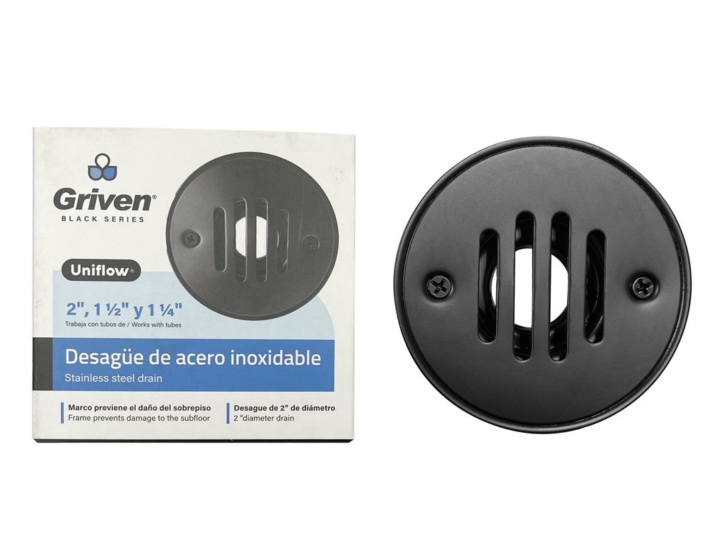 REJILLA RED STANDARD UNIFLOW GRIVEN BLACK 7-204