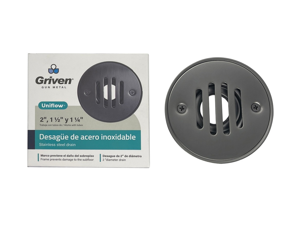 REJILLA RED STANDARD UNIFLOW GRIVEN GUN METAL 7-244