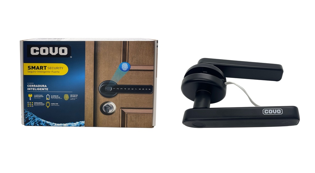 CERRADURA INTELIGENTE C/HUELLA COVO 7-286
