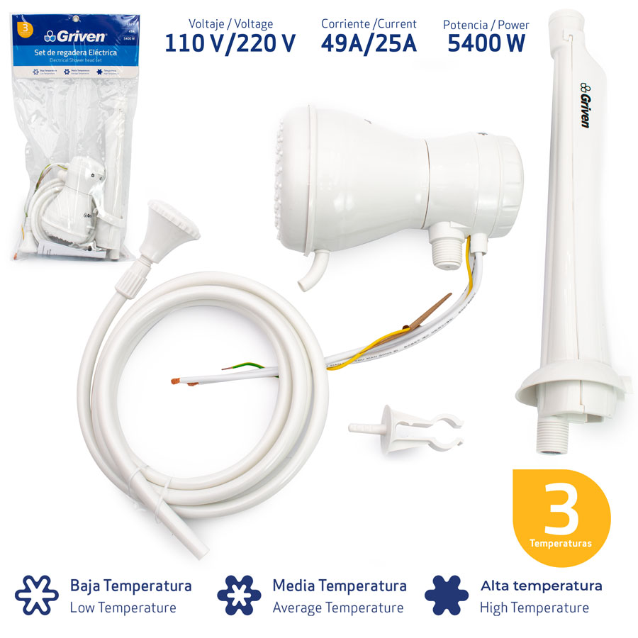 DUCHA CALENTADOR GRIVEN 7-509