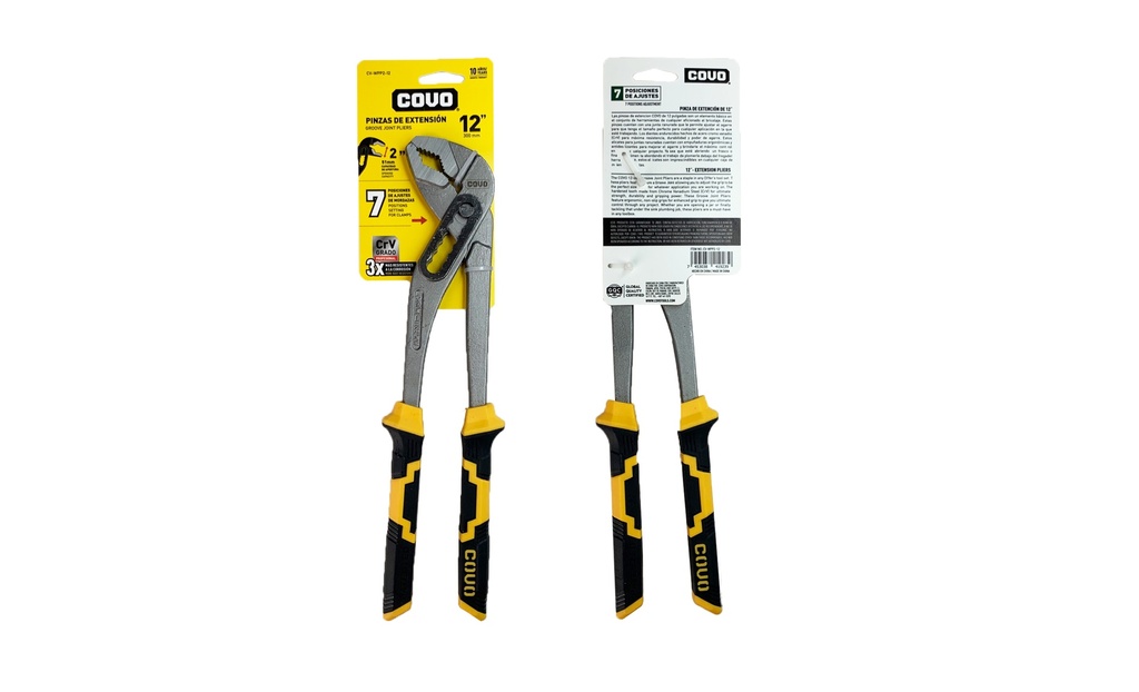 ALICATE ARTICULADO 12" COVO 7-525