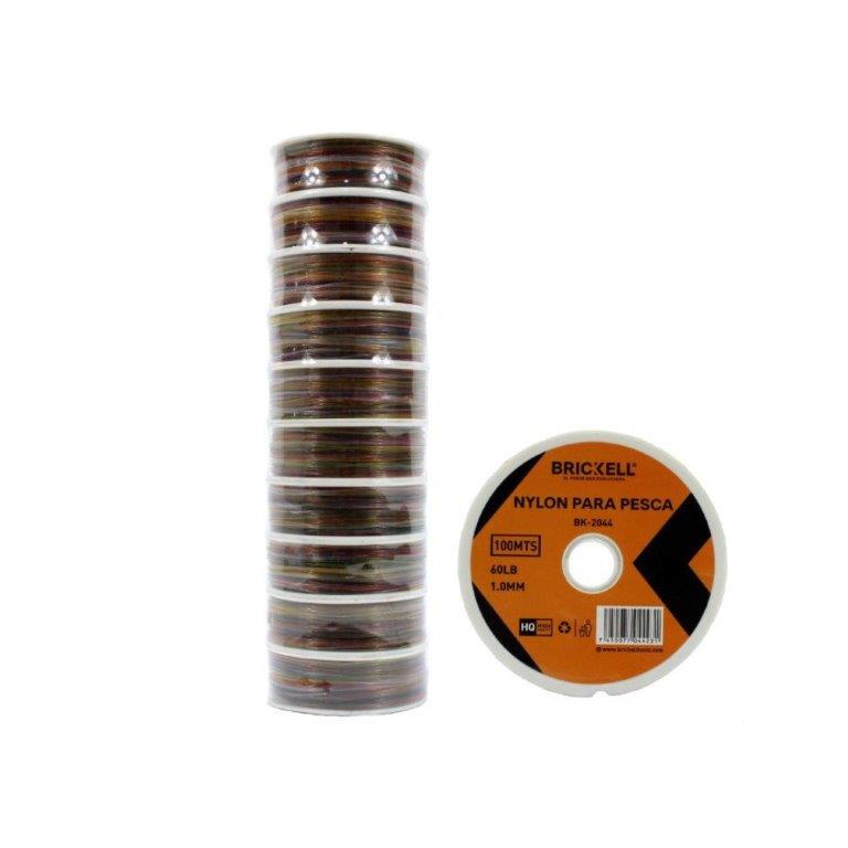 NYLON DE PESCA 1MM/100M MULTICOLOR BRICKELL 7-689