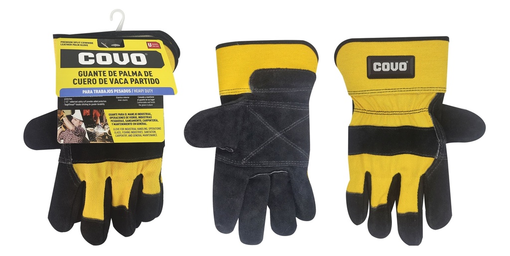 GUANTES CUERO VACUNO PAR COVO 7-759