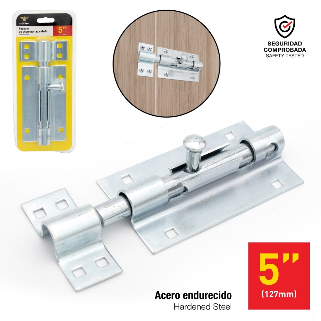 PASADOR DE SEGURIDAD 5" SECURITY  7-772