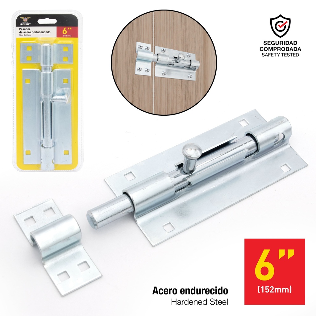 PASADOR DE SEGURIDAD 6" SECURITY 7-773