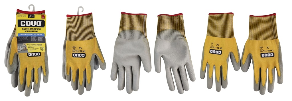 GUANTE POLIURETANO ANTICORTE PAR COVO 7-884