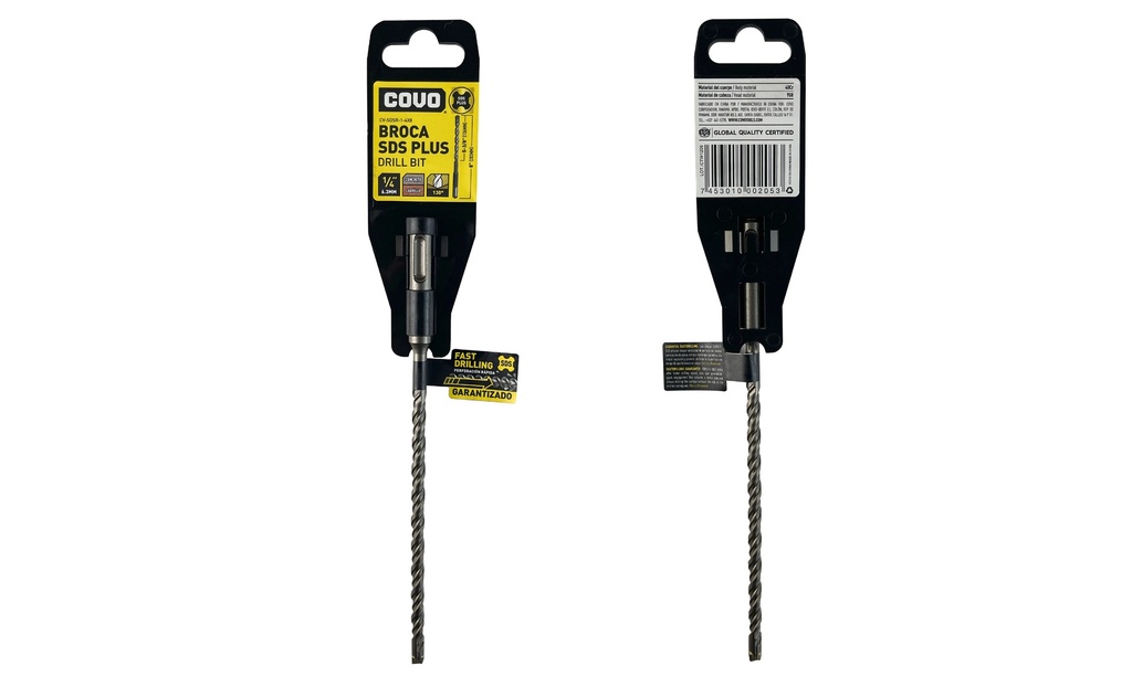MECHA CONCRETO SDS 1/4 x 8" COVO 7-939
