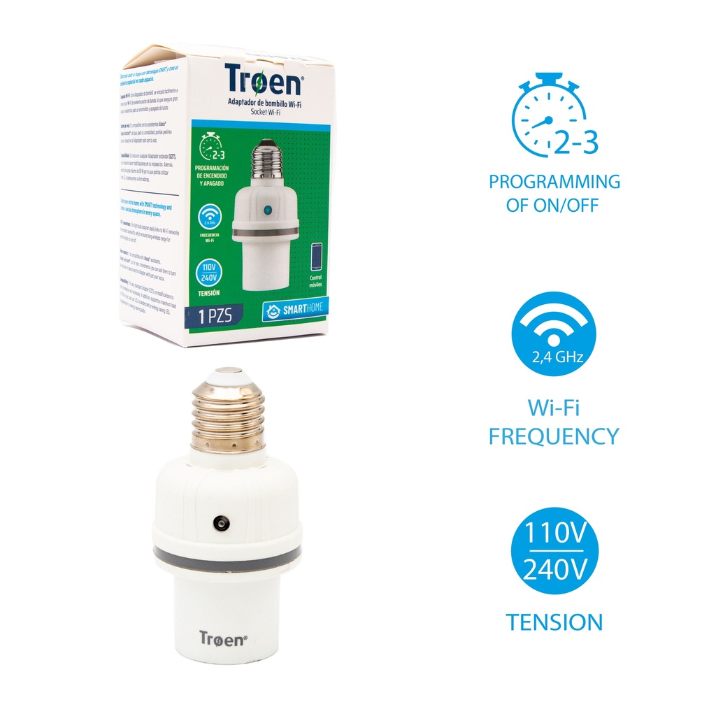 SOCATE WIFI E27 TROEN SMART 7-959