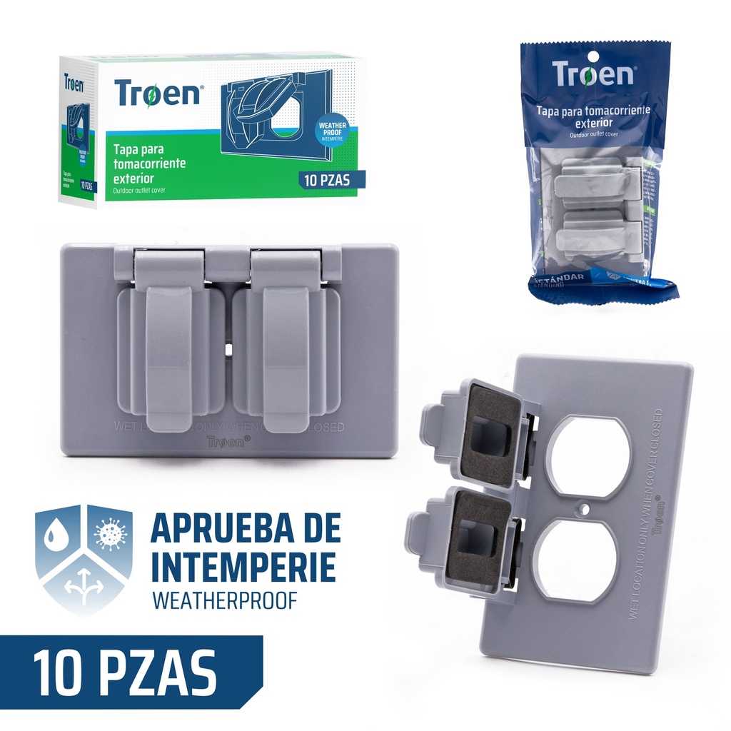 TAPA EXTERIOR P/TOMACORRIENTE TROEN 7-961