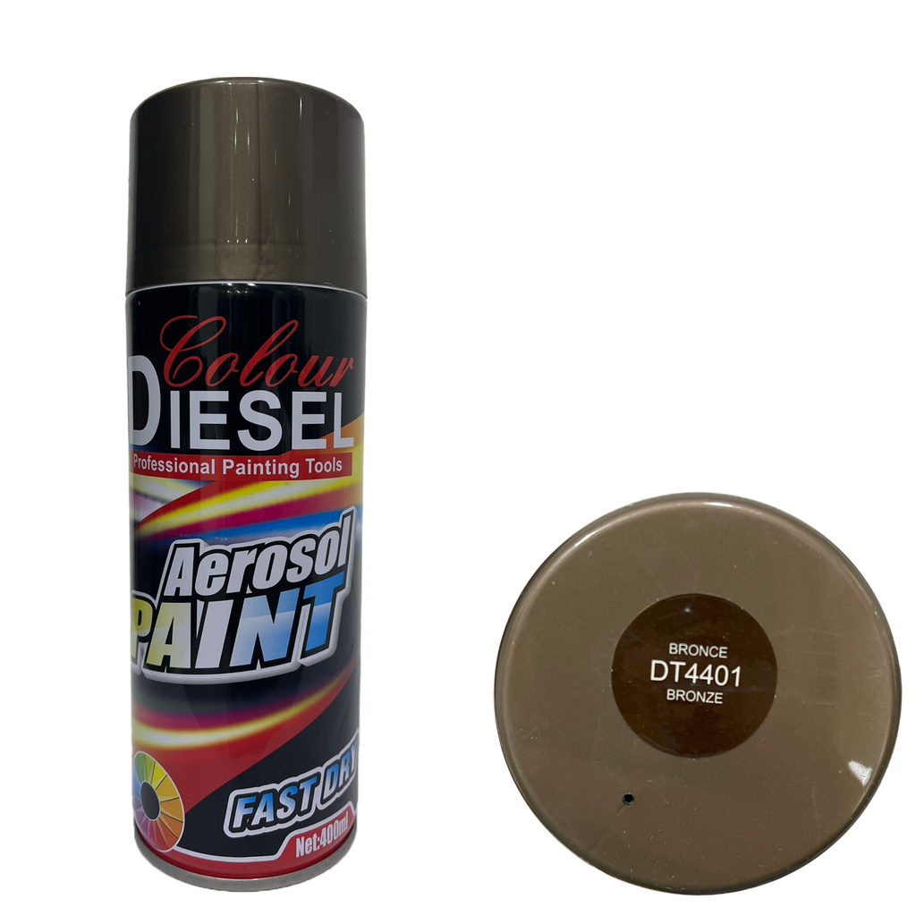 SPRAY BRONCE x 400 ML DIESEL COLOUR 8-003