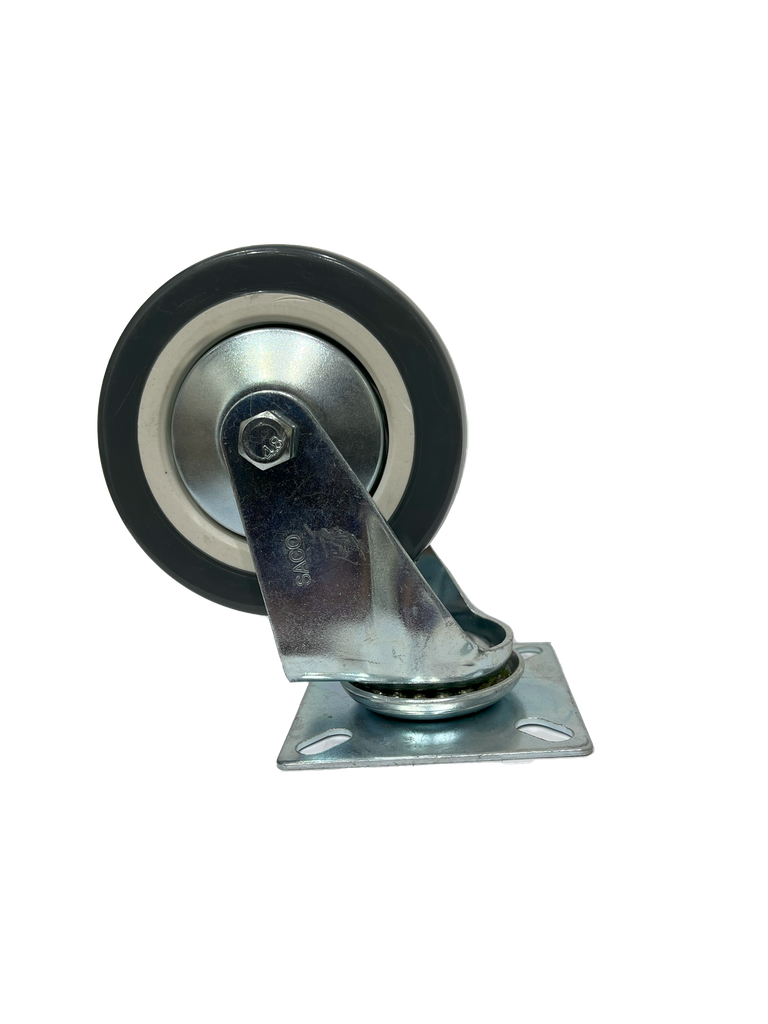 RUEDA GIRATORIA GRIS 4" x UNID SACO 8-085