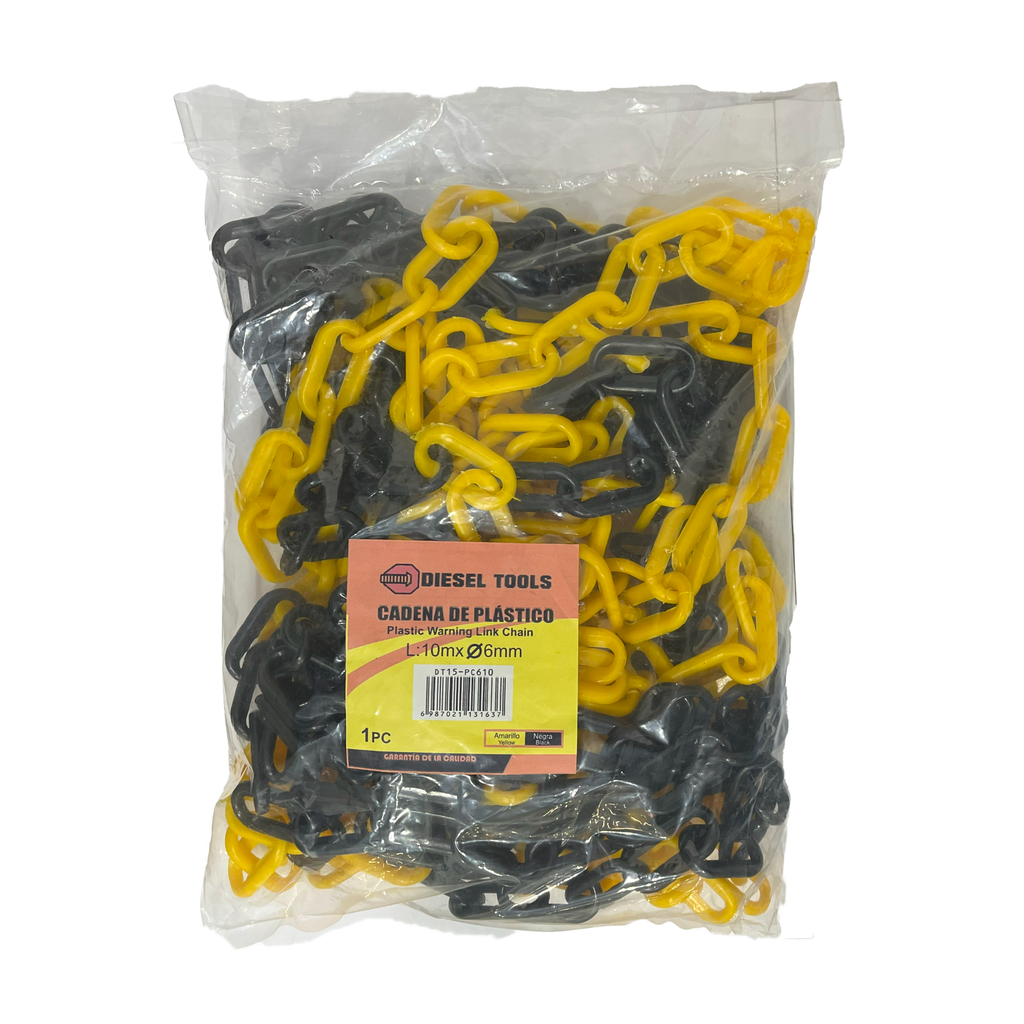CADENA PLASTICA 6MM x 10 MTS DIESEL TOOLS 8-092