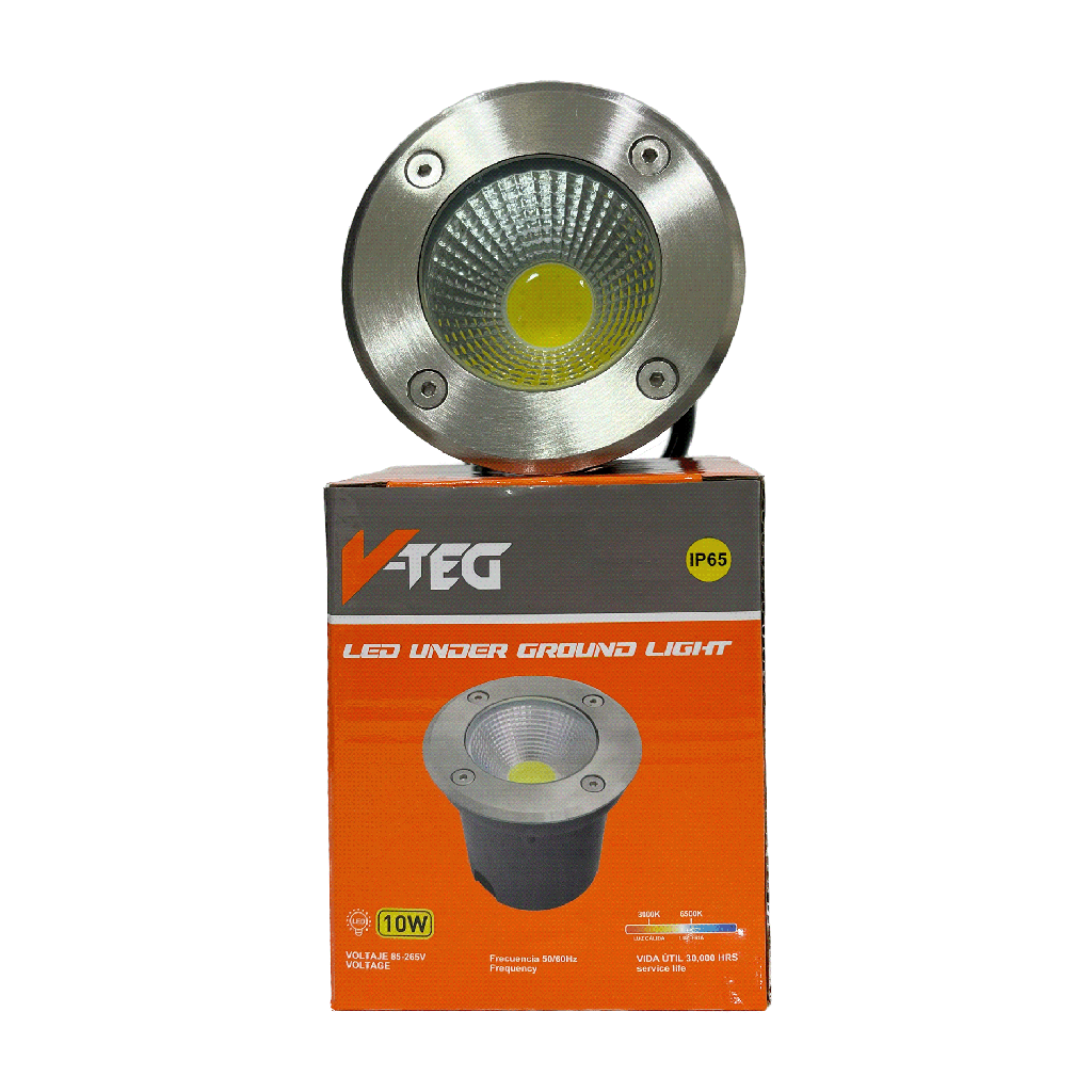 LAMPARA LED P/PISO 10W LUZ CALIDA V-TEG 8-129