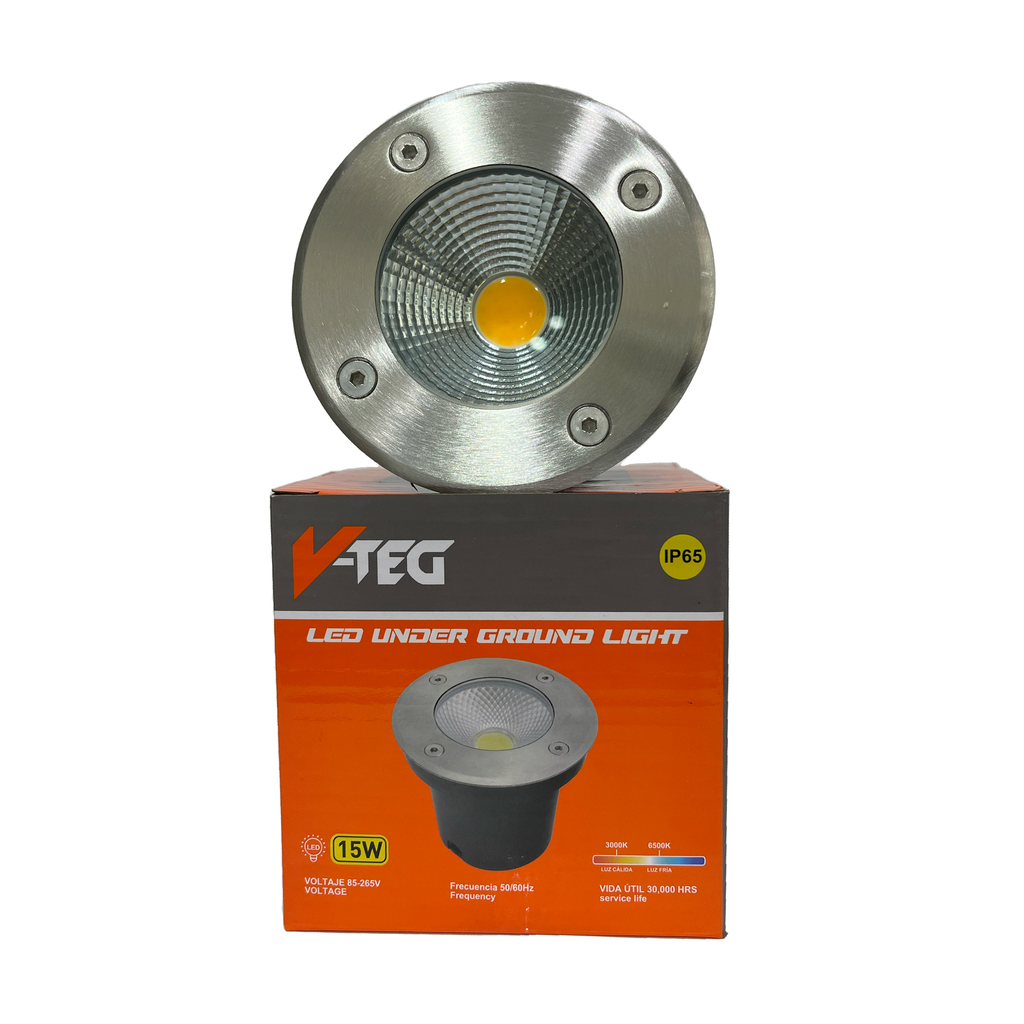 LAMPARA LED P/PISO 15W LUZ CALIDA V-TEG 8-132
