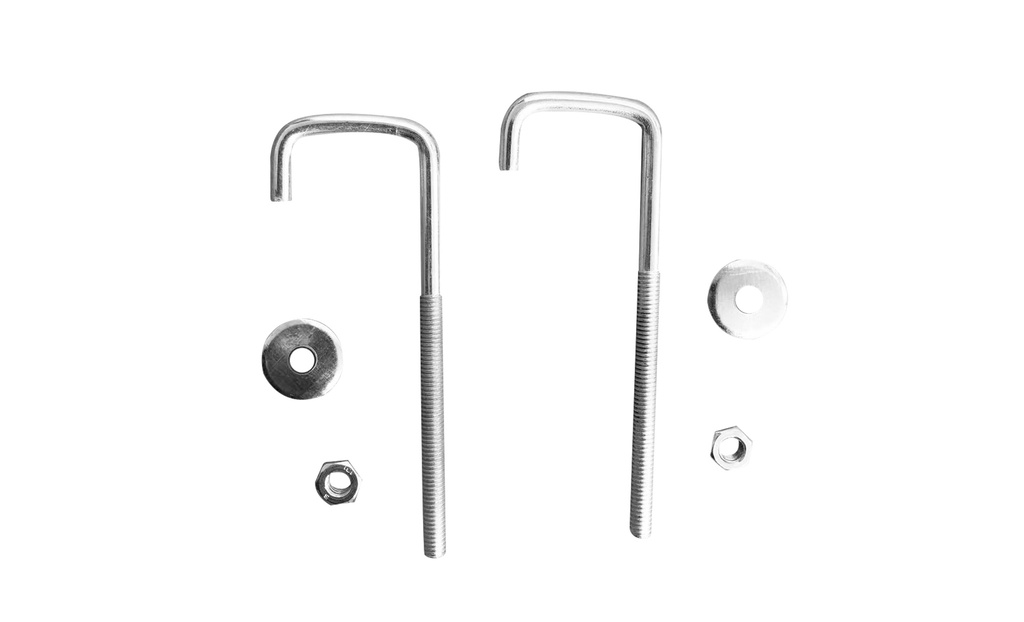 GANCHO 2 x 1 CORTO (100mm) x 100UNID SECURITY 5-143