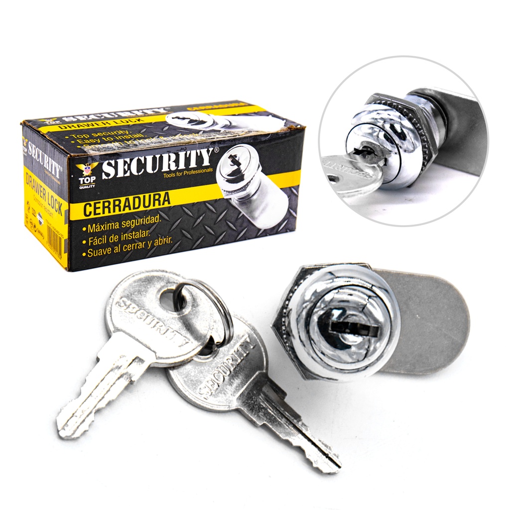 CERRADURA PARA GAVETA SECURITY 5-180