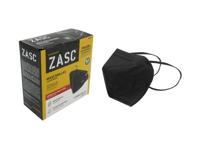 MASCARILLA NEGRA KN95 ZASC 5-503