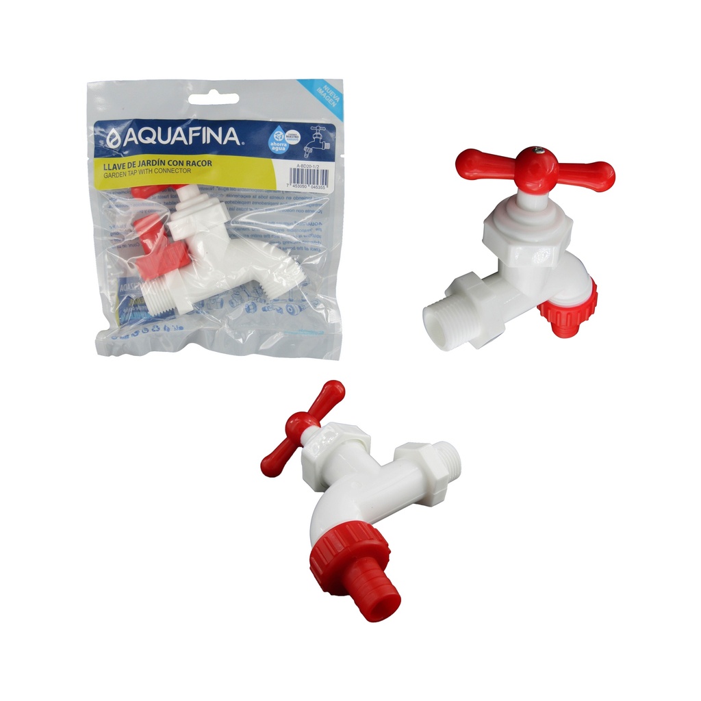 LLAVE CHORRO PVC C/PICO AQUAFINA 5-654
