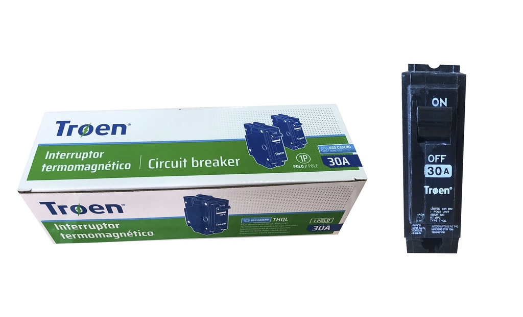 [5-703] BREAKER PARA EMPOTRAR 1x30A TROEN 5-703
