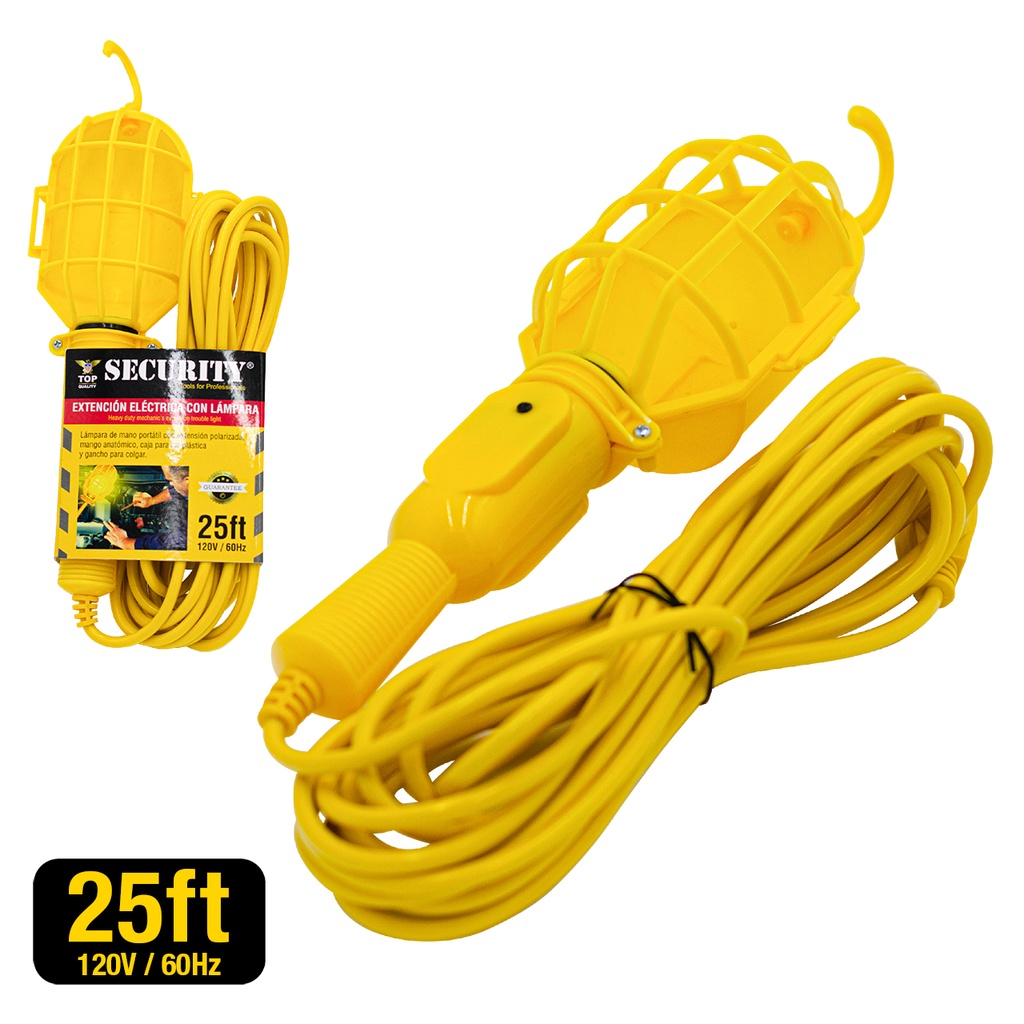 LAMPARA P/CARRO 110V x 25FT SECURITY 5-811