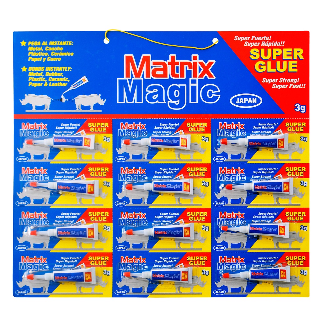 PEGA LOCA x 12 UNID MATRIX 5-832