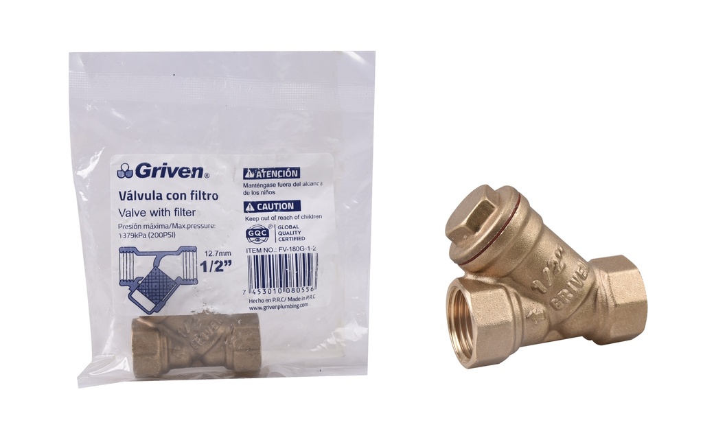 FILTRO Y 1/2" BRONCE GRIVEN 5-846