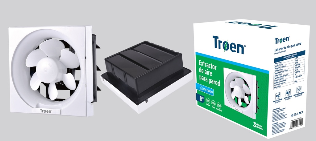 EXTRACTOR DE AIRE 8" TROEN 5-854