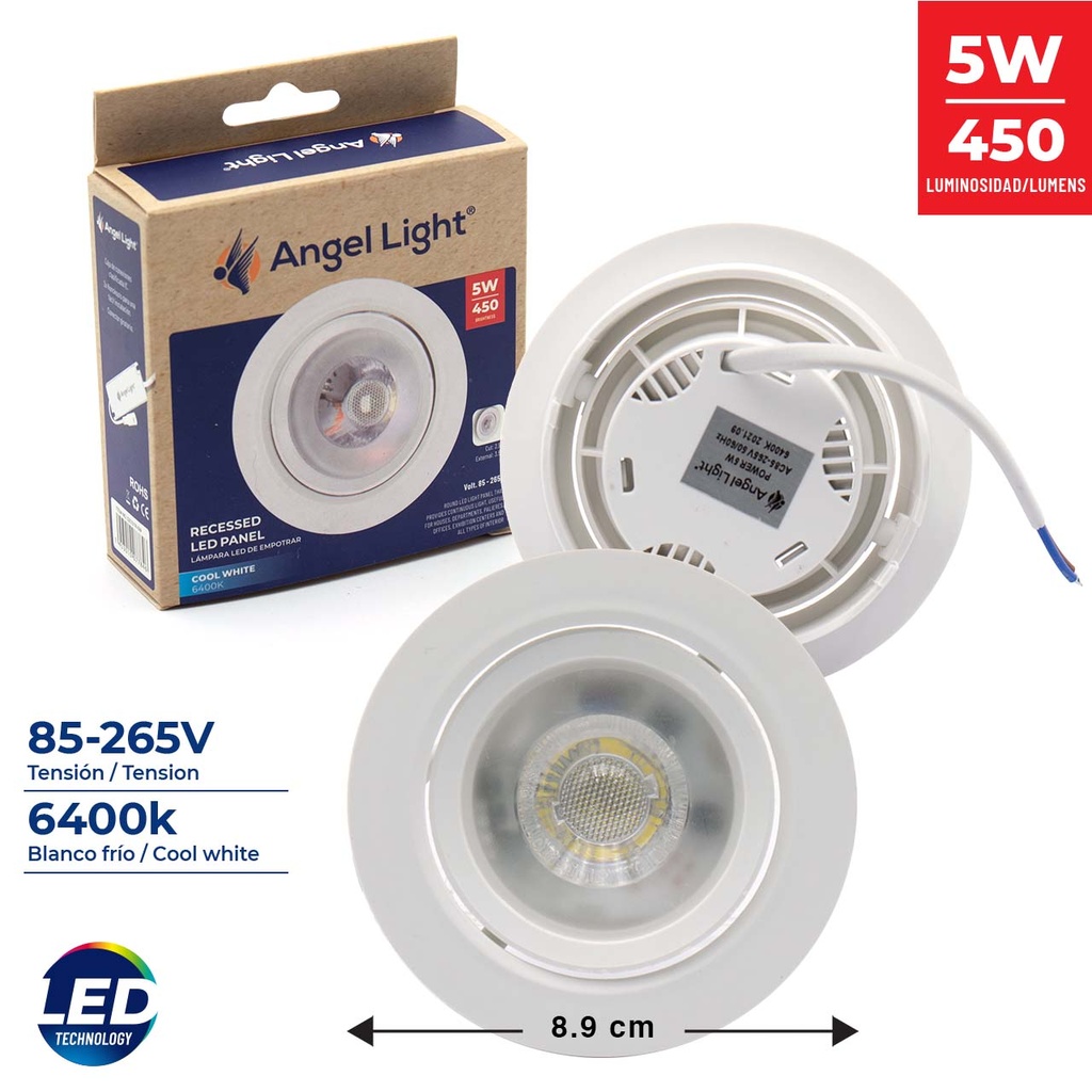 PANEL LED EMP RED MOVIBLE 5W ANGEL LIGHT 5-963