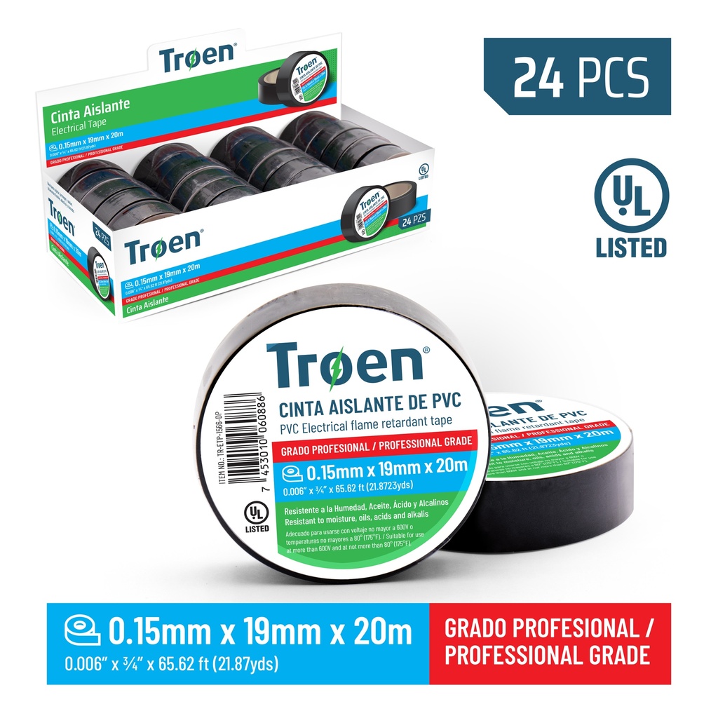 TEIPE TROEN x 20.1 METROS DISPENSADOR 6-015